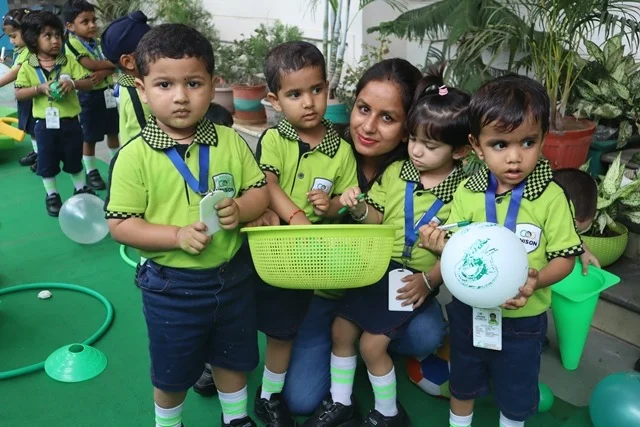 Playway Green Colour Activity