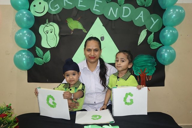 Green Colour Recognition Activity and Letter G Introduction | Playway