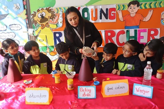 Young Researches in Action | Volcano Experiment